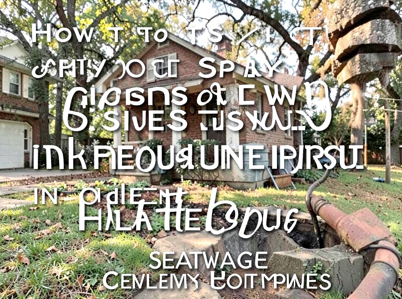 How to Spot Early Signs of Sewer Line Issues in Older Hattiesburg Homes