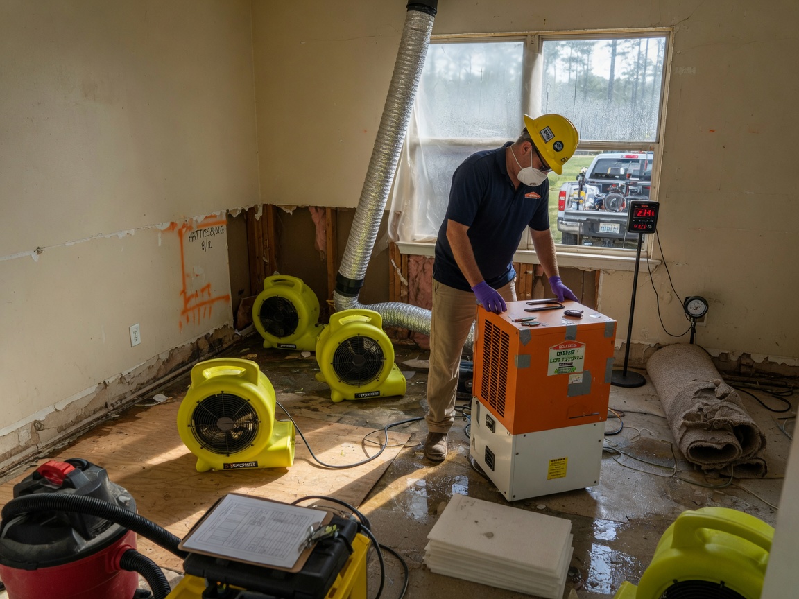 Structural Drying in Hattiesburg, MS